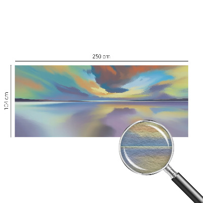 Fotótapéta Szivárványos naplemente