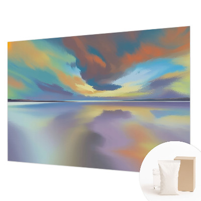 Fotótapéta Szivárványos naplemente