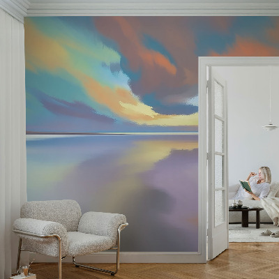 Fotótapéta Szivárványos naplemente