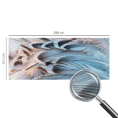 Modern fotótapéta méretre Kék tollak