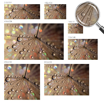 Modern fotótapéta Gyöngycseppek