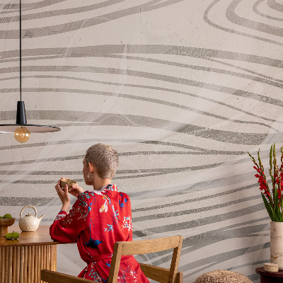 Vlies fotótapéta nappaliba Hullámos vonalak