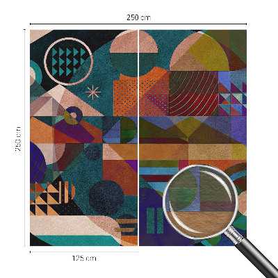 Vlies fotótapéta hálószobába Geometrikus művészet