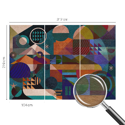 Vlies fotótapéta hálószobába Geometrikus művészet