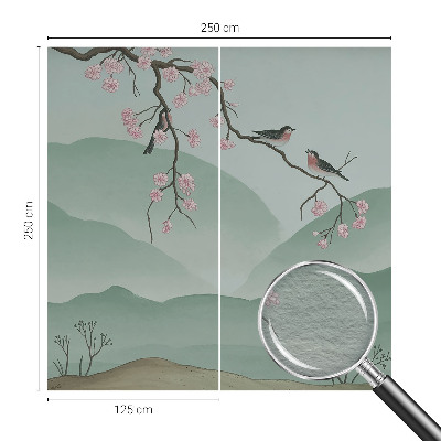 Vlies alapú fotótapéta Japán szerenád