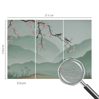 Vlies alapú fotótapéta Japán szerenád