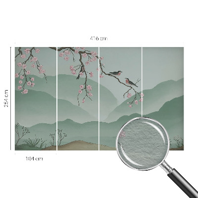 Vlies alapú fotótapéta Japán szerenád
