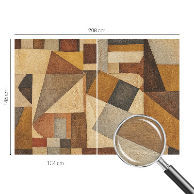 Fotótapéta hálószobába Geometriai absztrakció