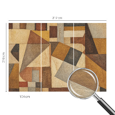 Fotótapéta hálószobába Geometriai absztrakció
