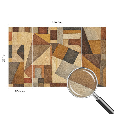 Fotótapéta hálószobába Geometriai absztrakció