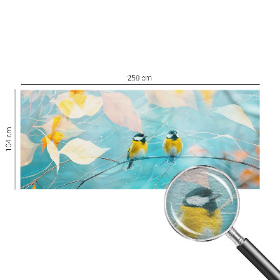 Fotótapéta méretre nappaliba Tavaszi madarak