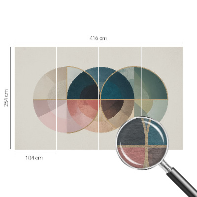 Fotótapéta méretre hálószobába Geometrikus elegancia