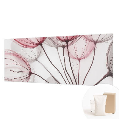 Nyomtatott vlies fotótapéta Virágos sziluettek