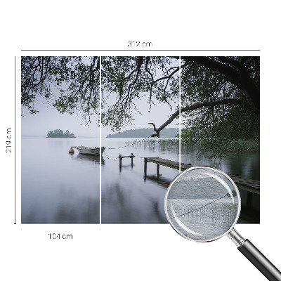 Fotótapéta méretre hálószobába Egy nyugodt tó