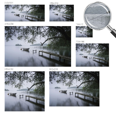 Fotótapéta méretre hálószobába Egy nyugodt tó