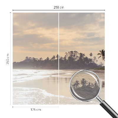 Fotótapéta méretre nappaliba Strand reggel