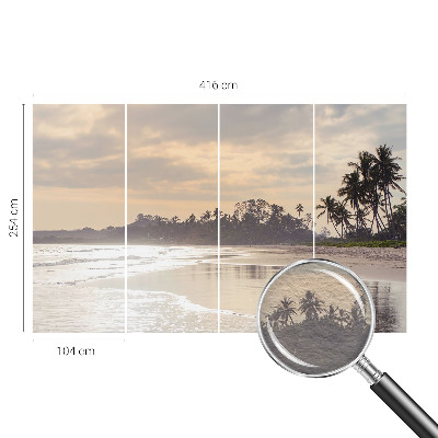 Fotótapéta méretre nappaliba Strand reggel