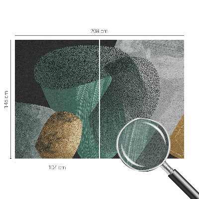 Vlies fotótapéta gyerekszobába Absztrakt geometria