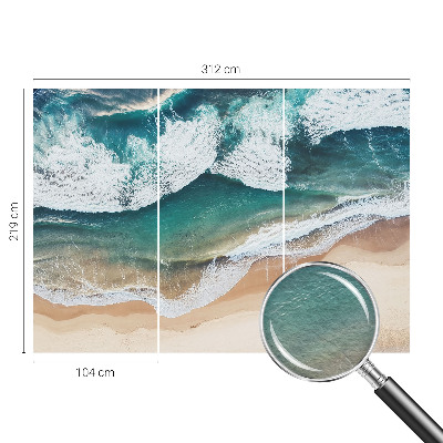 Nyomtatott vlies fotótapéta Tengeri hullámok