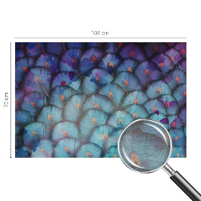 Fotótapéta méretre hálószobába Színes tollak