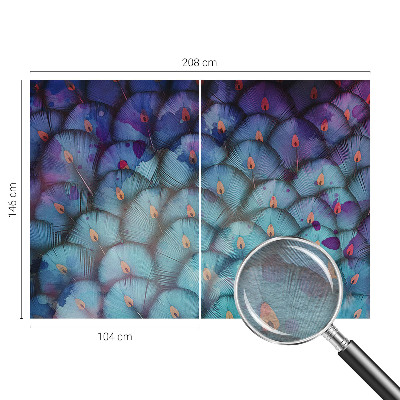 Fotótapéta méretre hálószobába Színes tollak