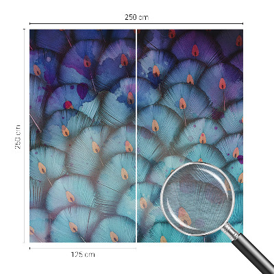 Fotótapéta méretre hálószobába Színes tollak