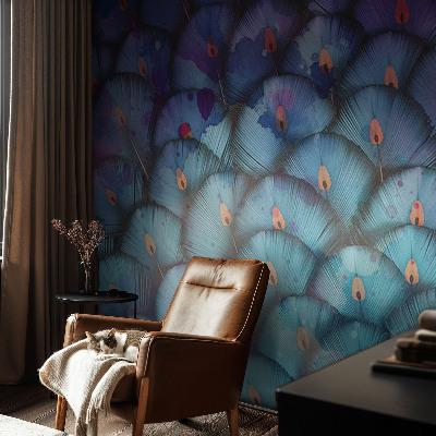 Fotótapéta méretre hálószobába Színes tollak