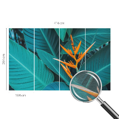 Dekor fotótapéta Leveles virágok