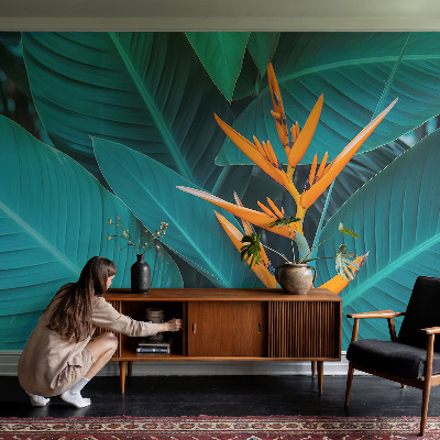 Dekor fotótapéta Leveles virágok