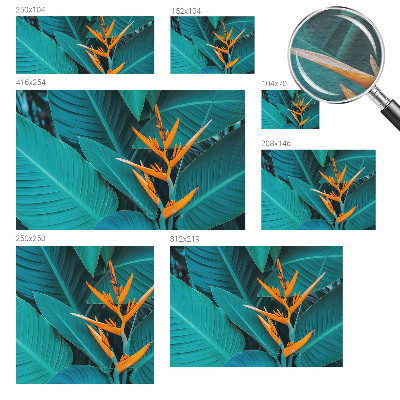 Dekor fotótapéta Leveles virágok