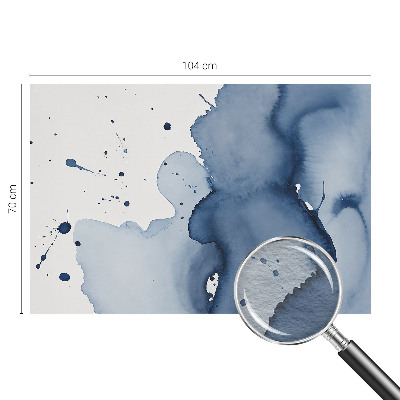 Dekoratív fotótapéta nappaliba Sötétkék fröccsenések