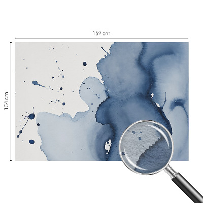 Dekoratív fotótapéta nappaliba Sötétkék fröccsenések