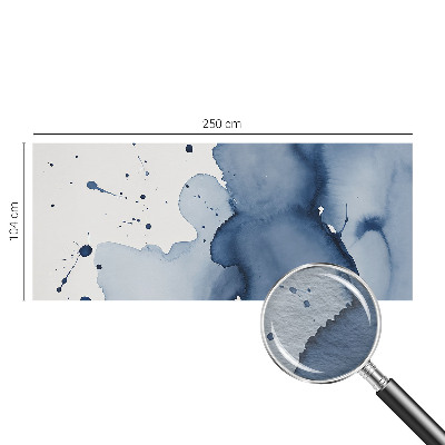 Dekoratív fotótapéta nappaliba Sötétkék fröccsenések