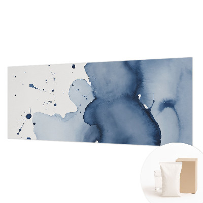 Dekoratív fotótapéta nappaliba Sötétkék fröccsenések