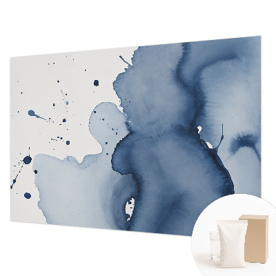 Dekoratív fotótapéta nappaliba Sötétkék fröccsenések