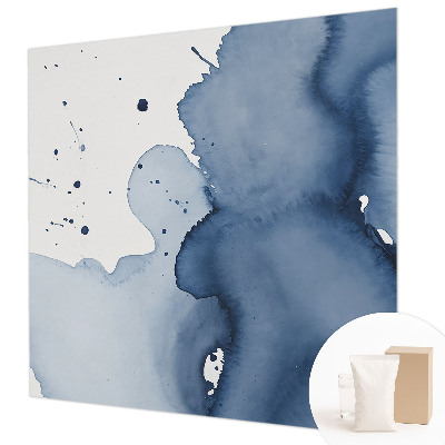 Dekoratív fotótapéta nappaliba Sötétkék fröccsenések