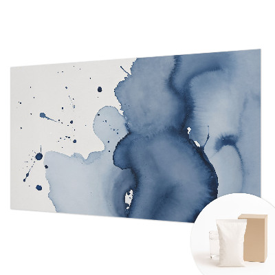 Dekoratív fotótapéta nappaliba Sötétkék fröccsenések