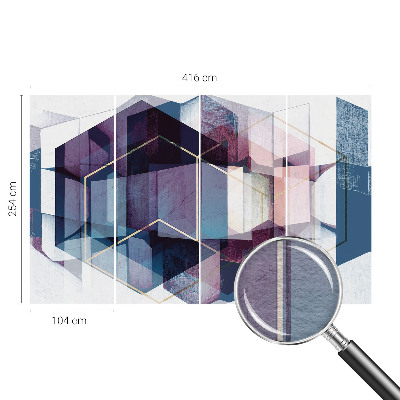 Vlies fotótapéta Geometriai kockák
