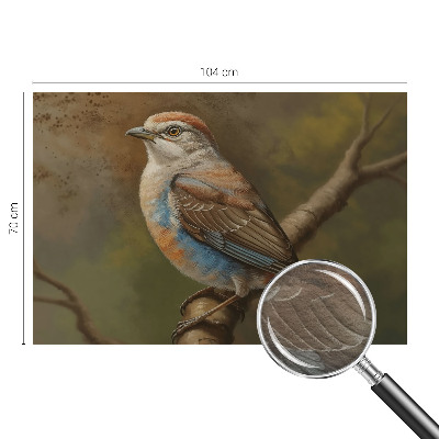 Vlies fotótapéta hálószobába Madárportré