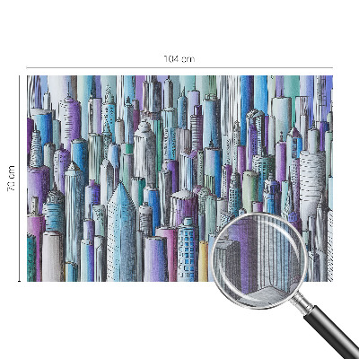 Vlies alapú fotótapéta Városi felhőkarcolók