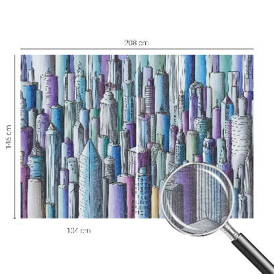 Vlies alapú fotótapéta Városi felhőkarcolók