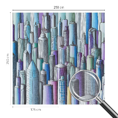 Vlies alapú fotótapéta Városi felhőkarcolók