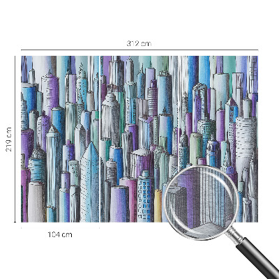 Vlies alapú fotótapéta Városi felhőkarcolók
