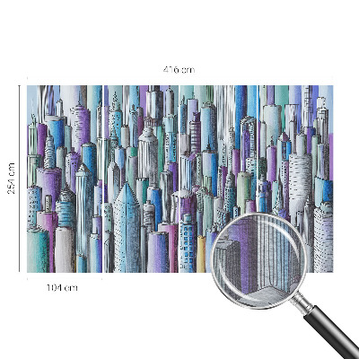 Vlies alapú fotótapéta Városi felhőkarcolók