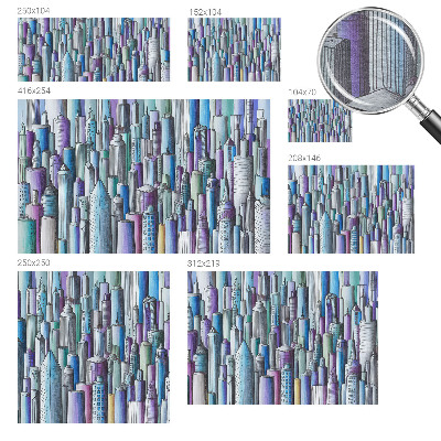 Vlies alapú fotótapéta Városi felhőkarcolók