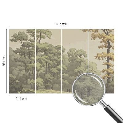 Poszter tapéta falra Erdei idill