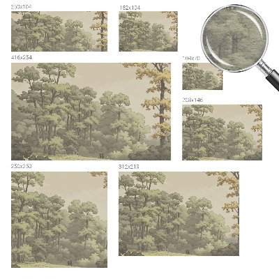 Poszter tapéta falra Erdei idill