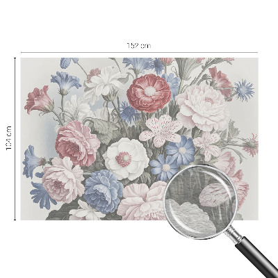 Fotótapéta méretre hálószobába Színes csokor