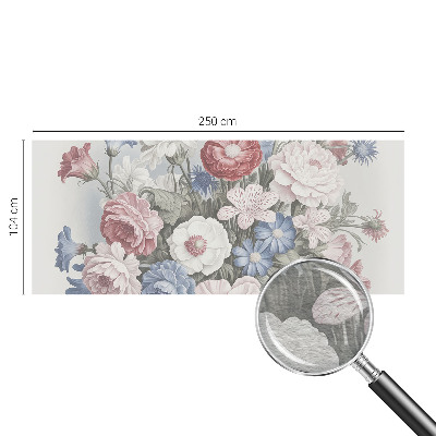 Fotótapéta méretre hálószobába Színes csokor