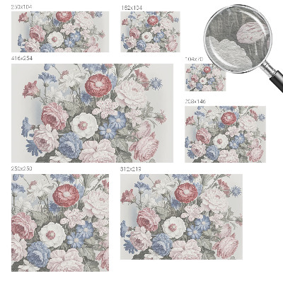 Fotótapéta méretre hálószobába Színes csokor